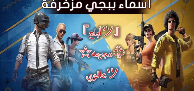 أفضل أسماء ببجي