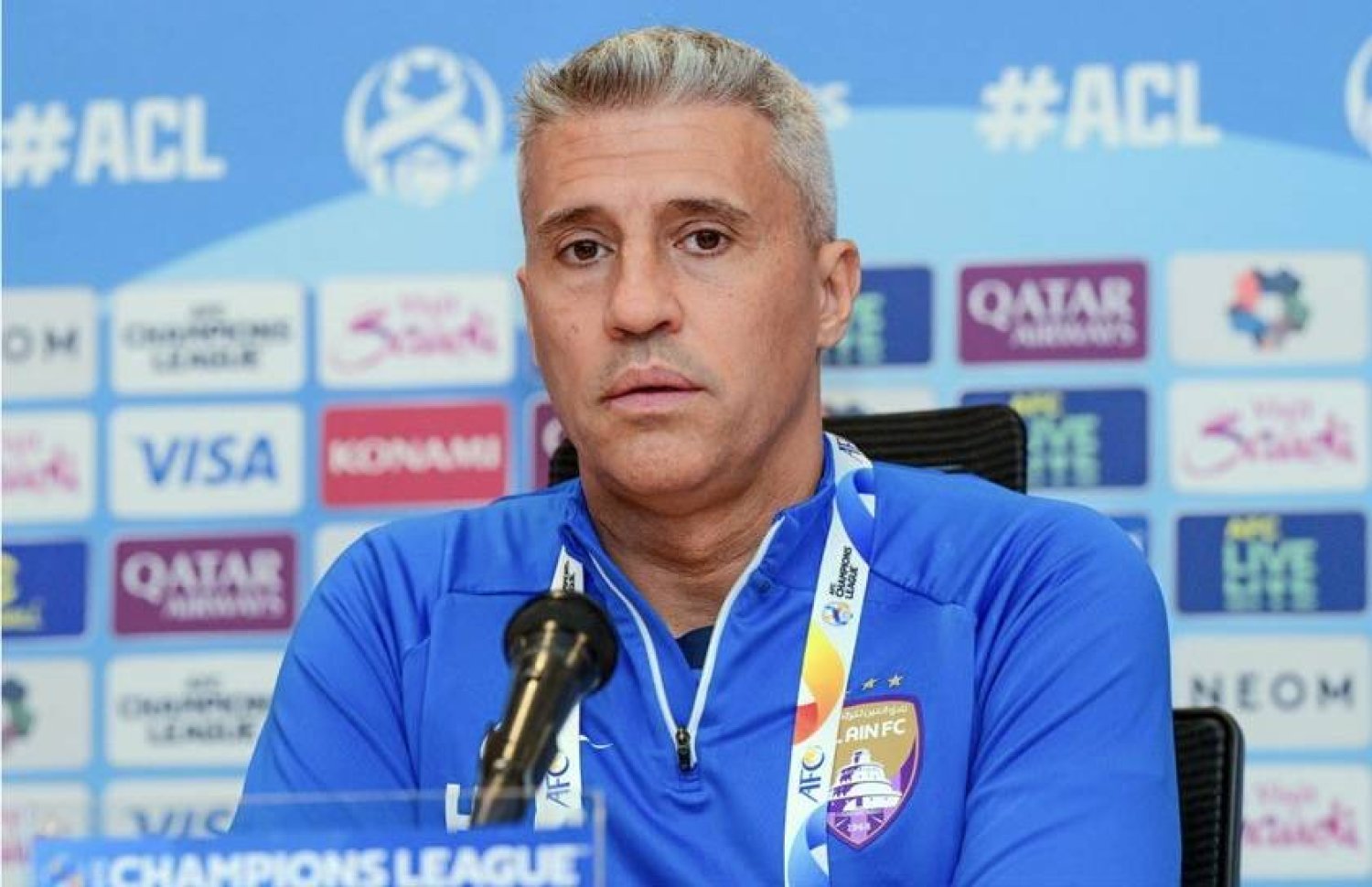 كريسبو يهدئ حماس جماهير العين