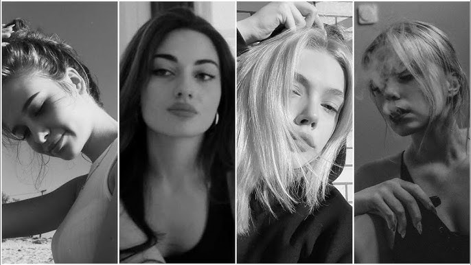 رمزيات بنات اسود وابيض