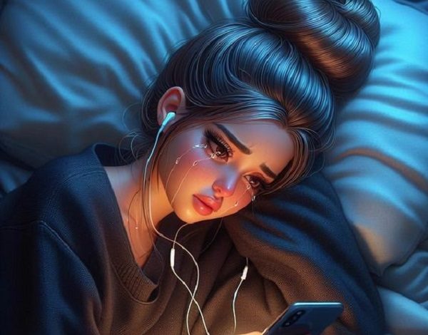 صور بنات كرتون حزينة