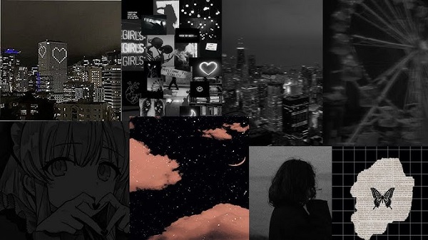 مجموعة خلفيات سوداء كيوت