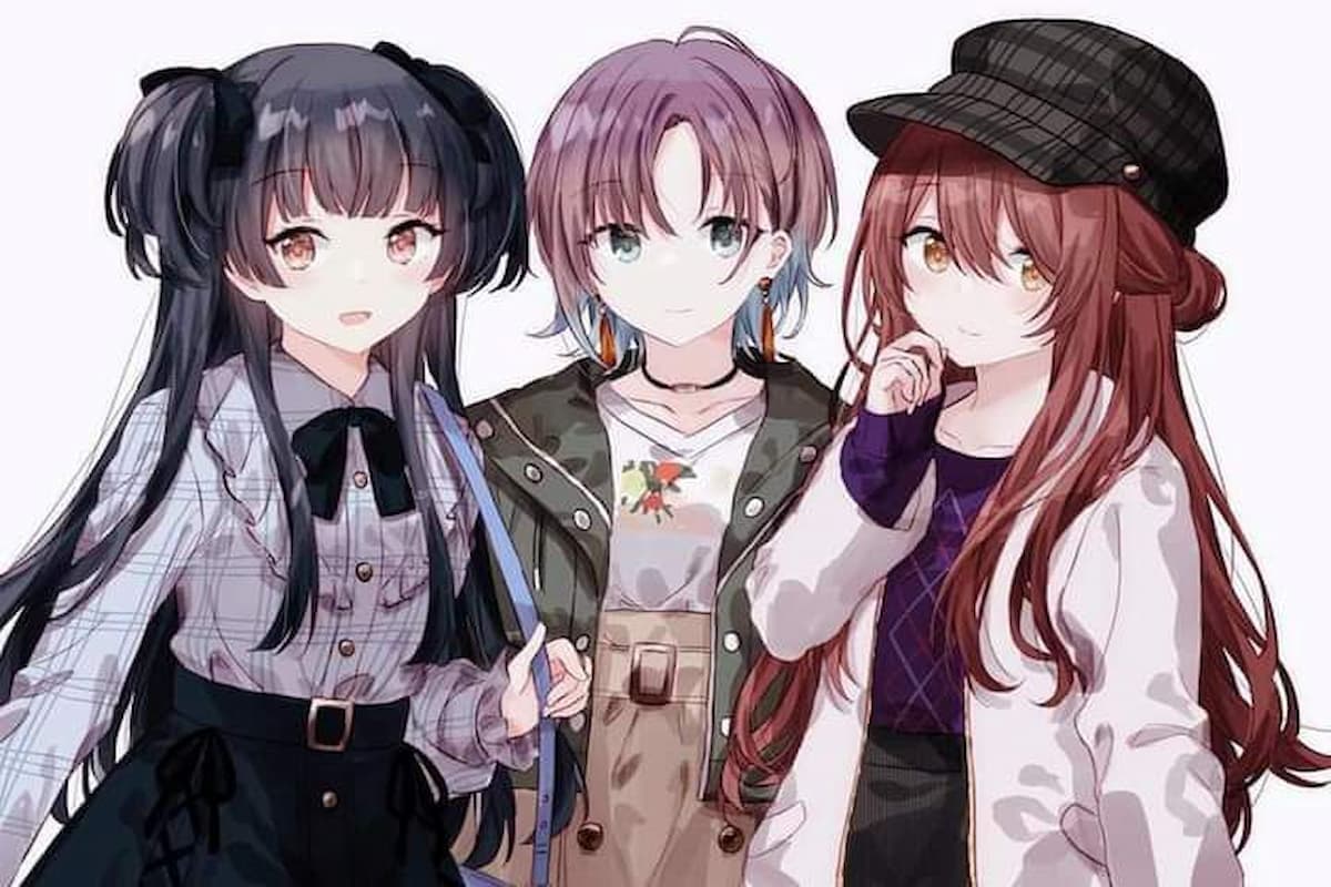 ثلاث صديقات انمي كيوت صور مميزة وجميلة 2025 1 ثلاث صديقات انمي كيوت صور مميزة