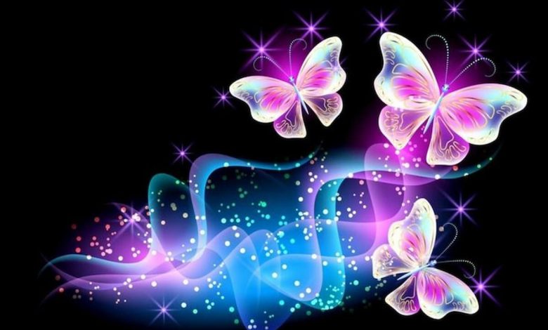 خلفيات فراشات كيوت بنترست