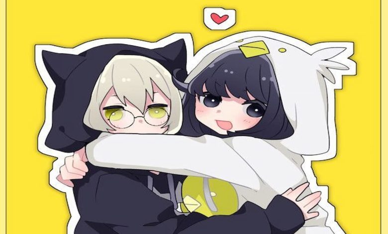 صور صديقات انمي بنات مدرسة كيوت