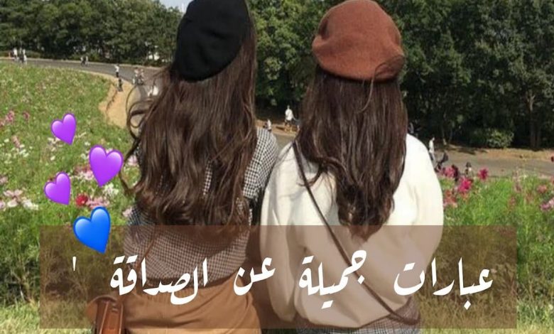 عبارات جميلة عن الصداقة