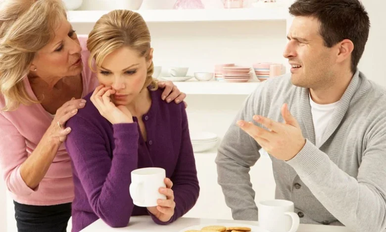 كيف اتخلص من المشاكل مع اهل زوجي