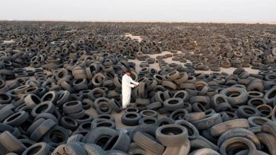 مقبرة الاطارات في الكويت