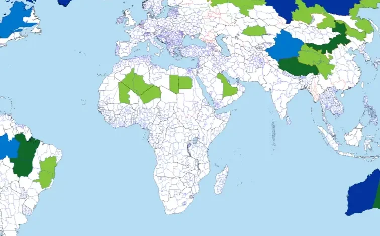 أكبر 10 دول مساحة في العالم