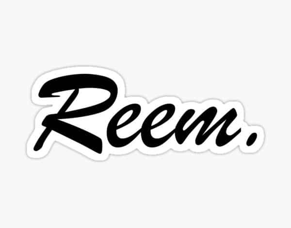 زخرفة أسم Reem اسم ريم مزخرف بالانجليزي