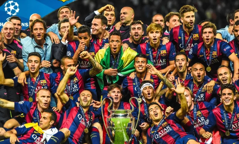 كم مرة فاز برشلونة بدوري ابطال أوروبا