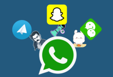 واتساب وتليجرام وسناب شات