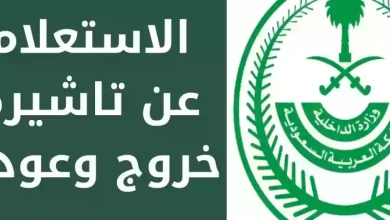إصدار تأشيرة خروج وعودة