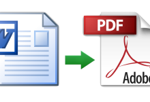 طريقة تحويل ملف WORD إلى PDF