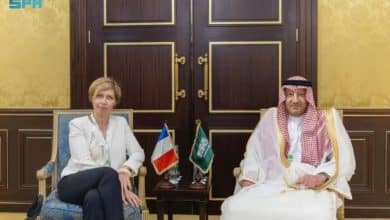 الخريجين ومستشارة الرئيس الفرنسي يبحثون سبل تعزيز العلاقات المشتركة 2 2482435.pngw800q100fjpg