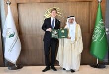 الدكتور الربيعة يُستقبل وزير التنمية الدولية النرويجي في لقاء رسمي 3 2483452.jpgw800q100fjpg