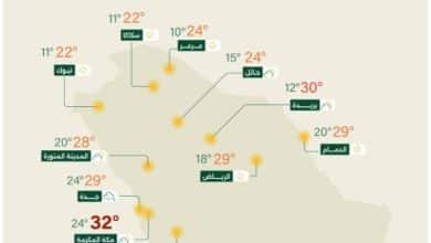 تحذيرات الأرصاد من هطول أمطار رعدية على مُعظم مناطق المملكة 4 2492895.jpgw800q100fjpg